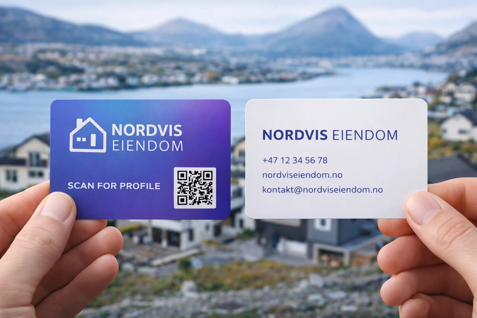 NFC-kort tappes mot telefon
